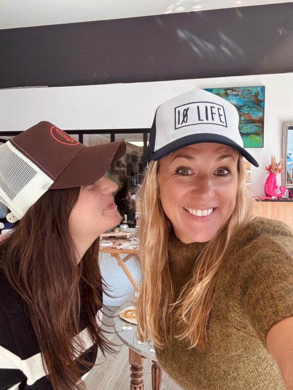Casquette Laëtitiatralala marron corail – Image 4