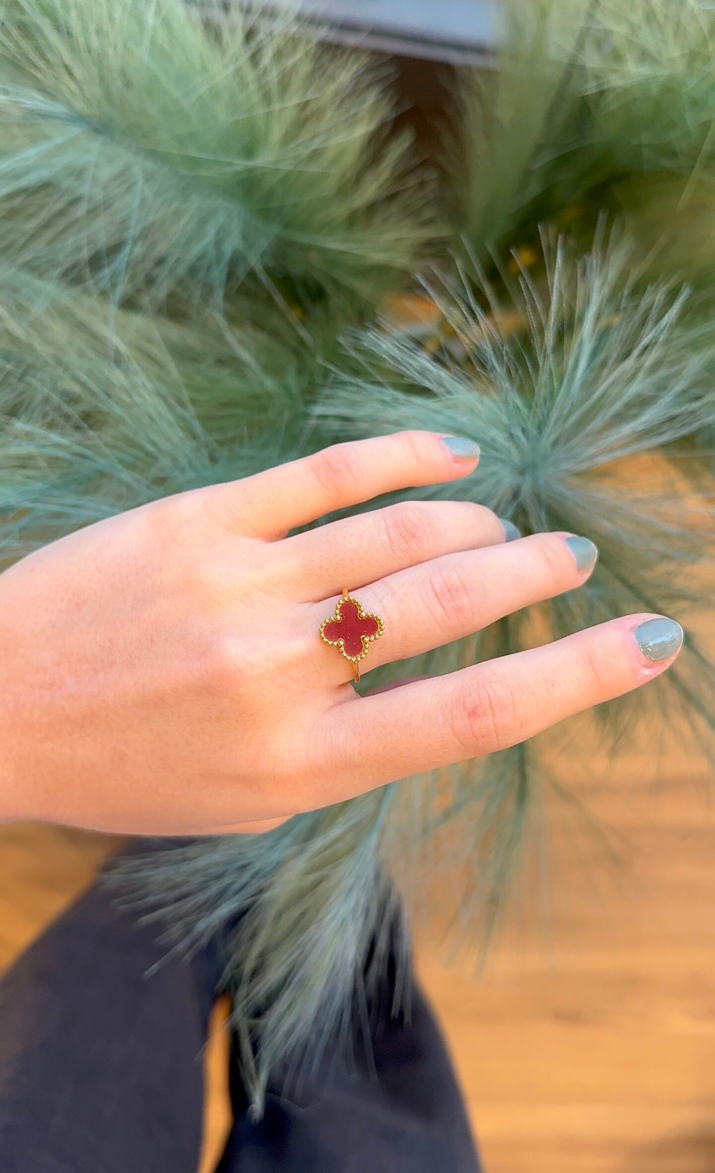 Bague ALTRUISTE bordeaux