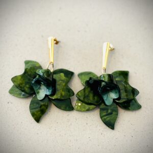 Boucles d'oreilles NENU kaki