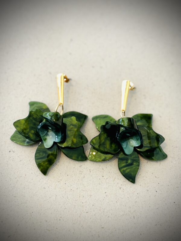 Boucles d'oreilles NENU kaki