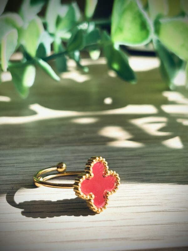 Bague ALTRUISTE bordeaux – Image 2