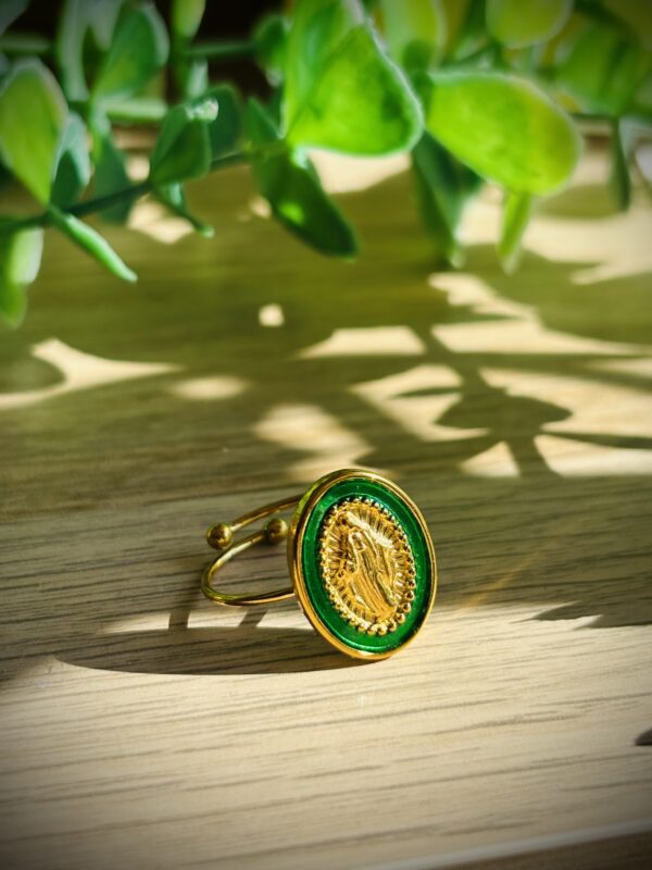 Bague MARIE vert – Image 2
