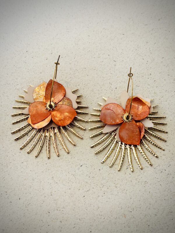 Boucles d'oreilles HELOÏSE cuivre