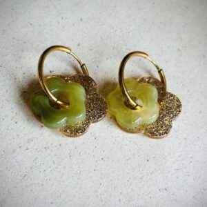 Boucles d'oreilles BALA vert