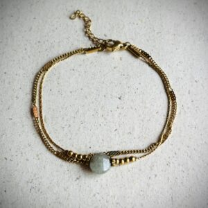 Bracelet GITA gris vert