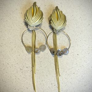 Boucles d'oreilles ORPHEE transparent
