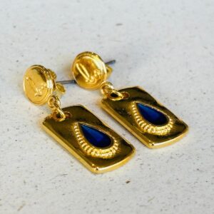 Boucles d'oreilles EMY bleu