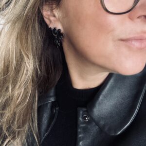 Boucles d'oreilles MIALIE noir