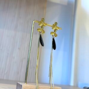 Boucles d'oreilles LISA noir