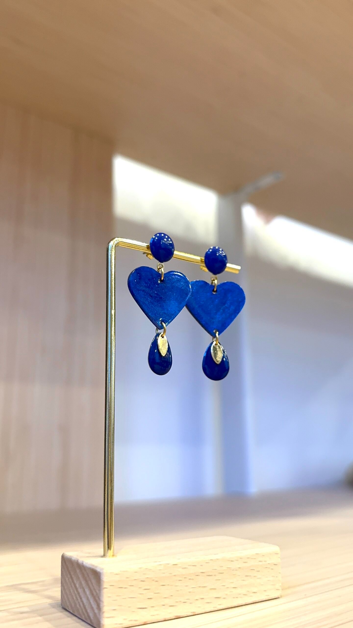 Boucles d'oreilles MARTHE bleu – Image 2