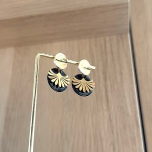 Boucles d'Oreilles MINETTE noir