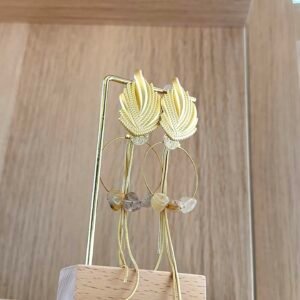 Boucles d'oreilles ORPHEE transparent