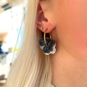 Boucles d'oreilles BALA noir multicolore