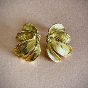 Boucles d'oreilles FLORA doré