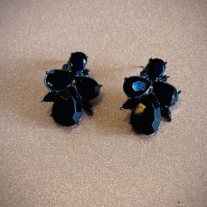 Boucles d'oreilles EVE noir