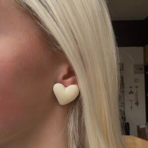 Boucles d'oreilles BËTH écru