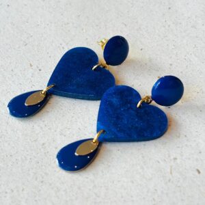 Boucles d'oreilles MARTHE bleu
