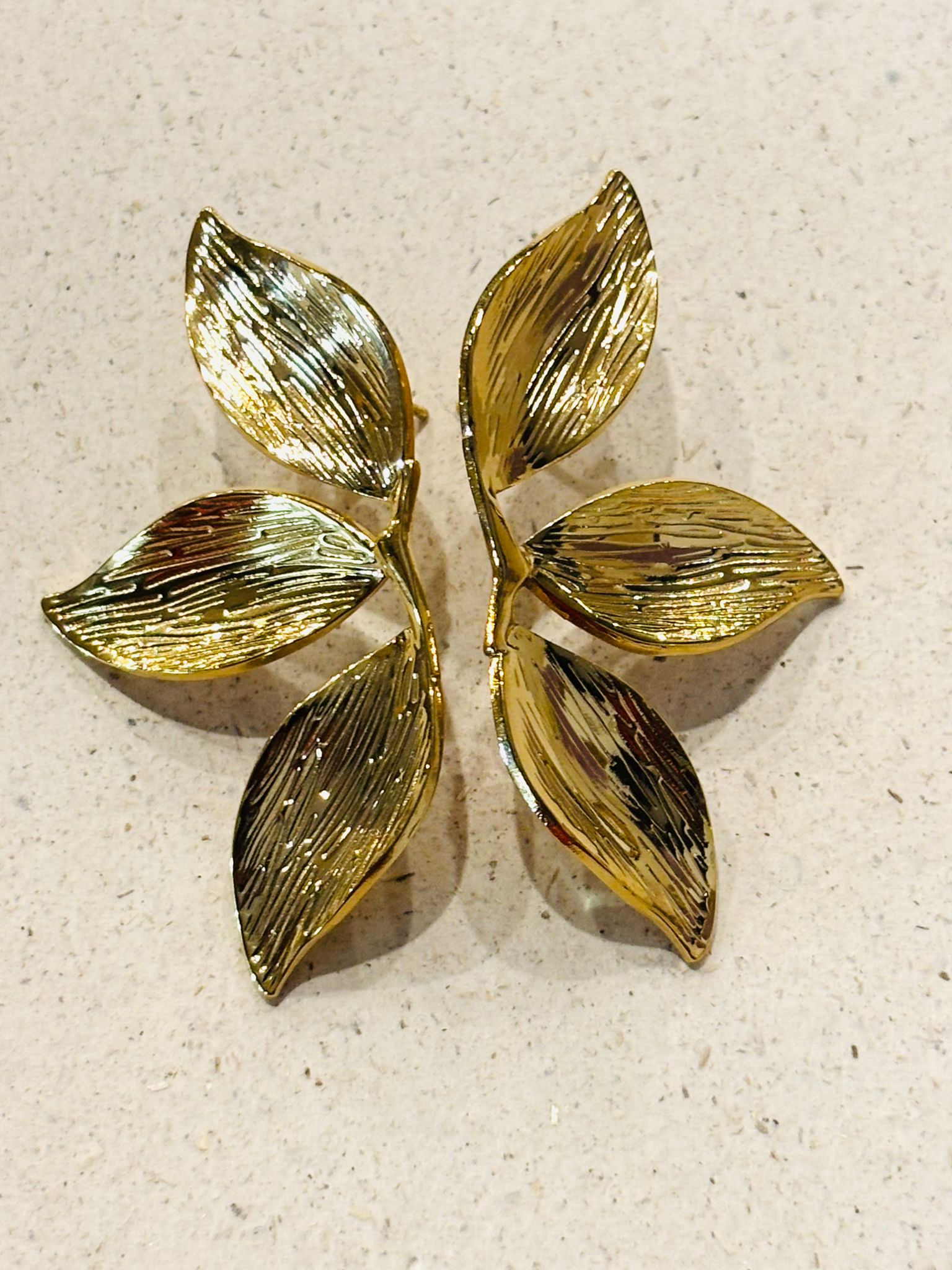 Boucles d'oreilles YAËL doré – Image 2