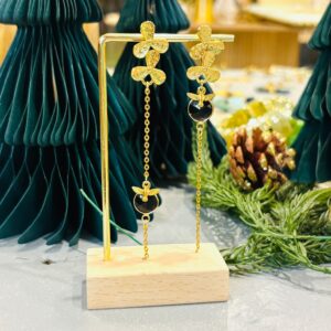 Boucles d'oreilles DIANE noir