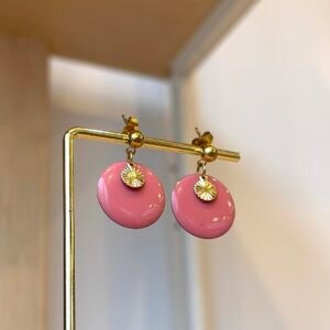 Boucles d'oreilles CATHRINA rose