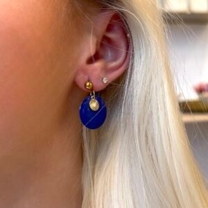 Boucles d'oreilles CATHRINA bleu