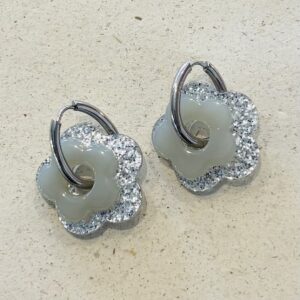 Boucles d'oreilles BALA gris