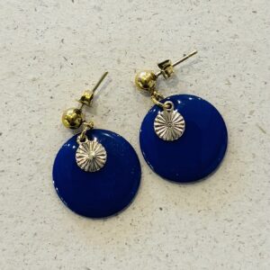 Boucles d'oreilles CATHRINA bleu