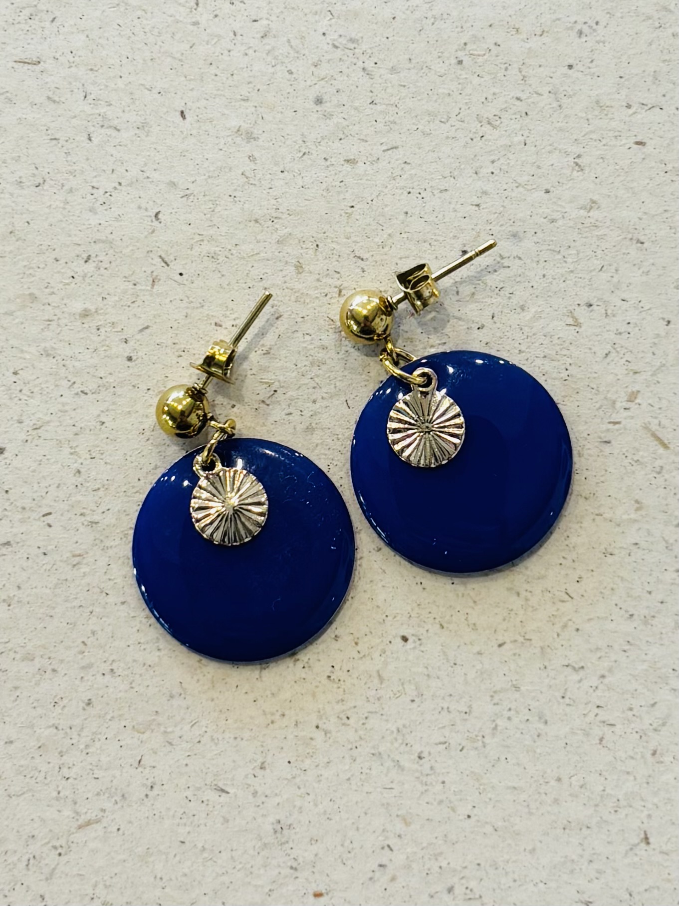 Boucles d'oreilles CATHRINA bleu