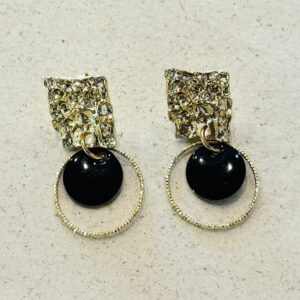 Boucles d'oreilles ALIZE noir