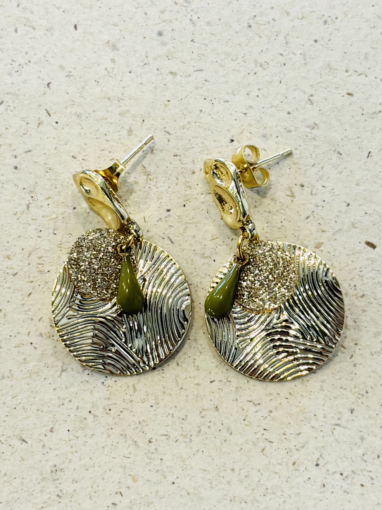 Boucles d'oreilles LULA vert
