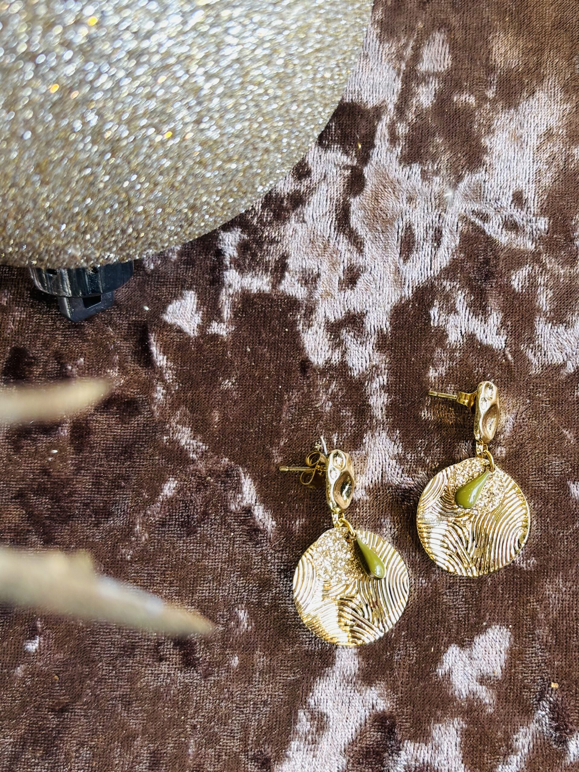 Boucles d'oreilles LULA vert – Image 2