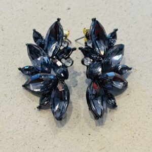 Boucles d'oreilles ATHENA gris petit modèle