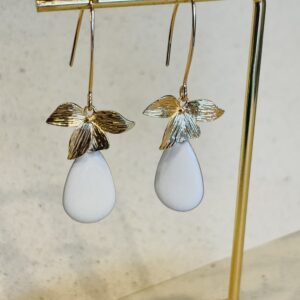 Boucles d'oreilles SUZON blanc