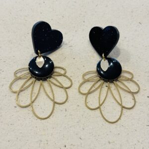Boucles d'oreilles NANA noir