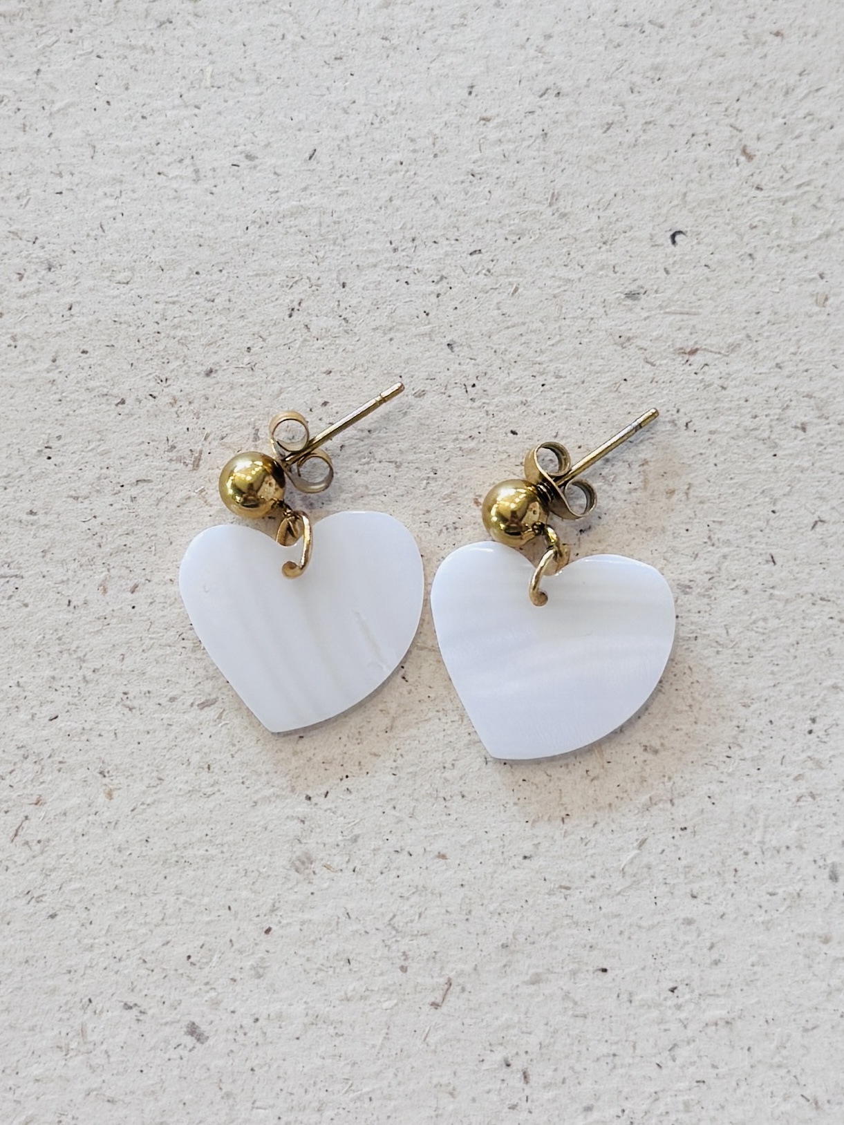 Boucles d'oreilles MAËLLE blanc