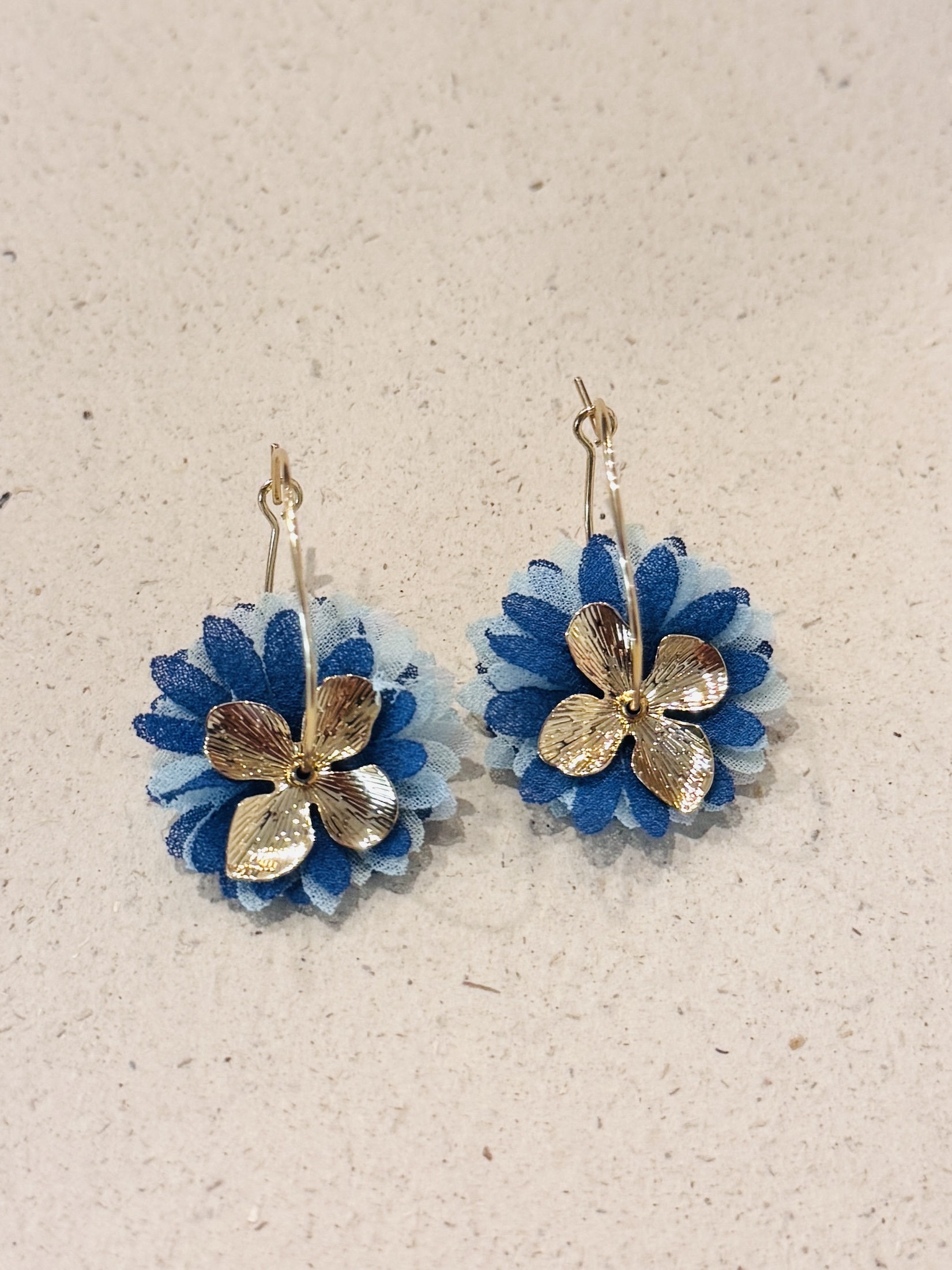 Boucles d'oreilles MAGIC bleu