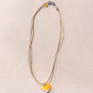 Collier SACHA jaune