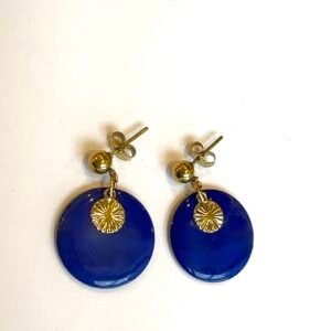 Boucles d'oreilles CATHRINA bleu
