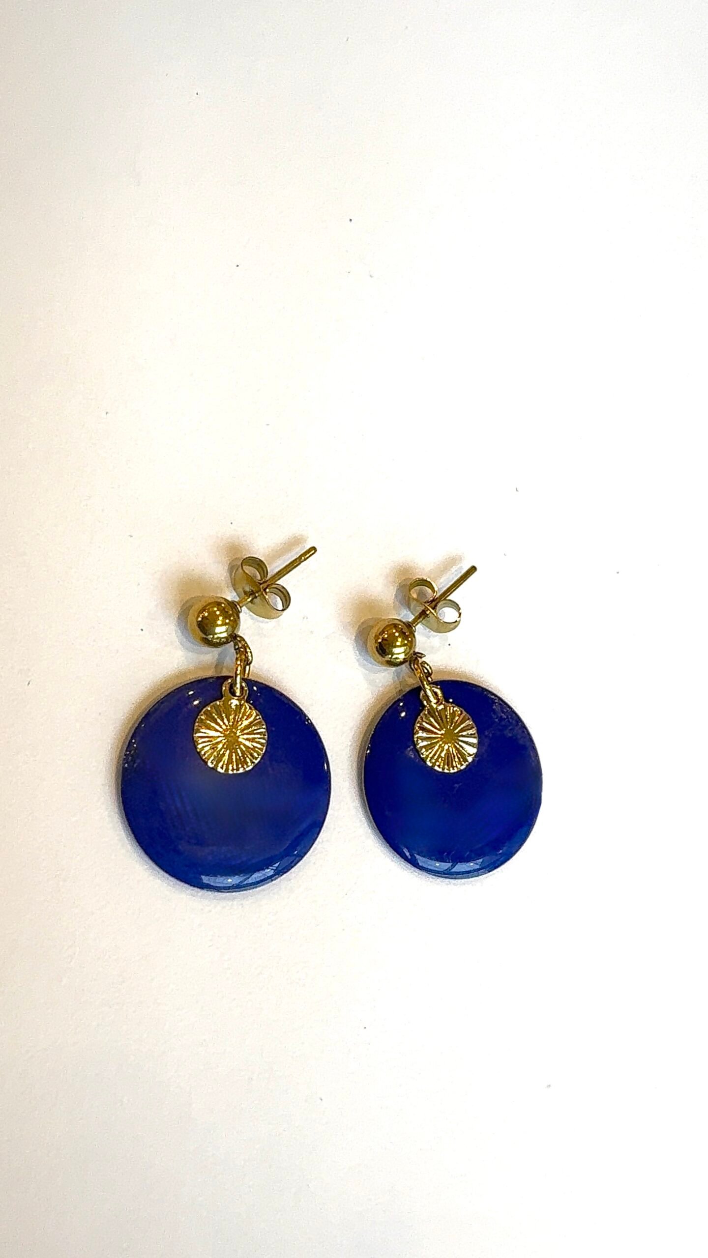 Boucles d'oreilles CATHRINA bleu