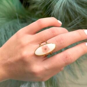 Bague FANNY blanche