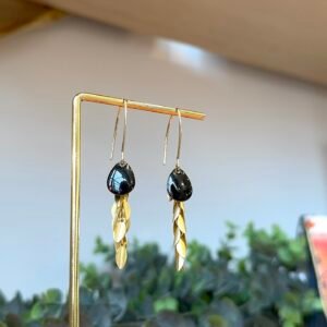Boucles d'oreilles SOLANGE noir