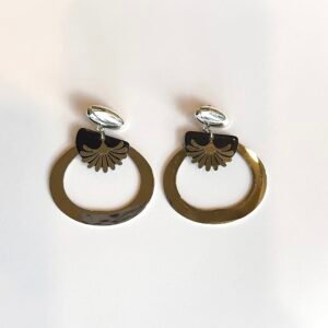 Boucles d'oreilles MAEVE noir