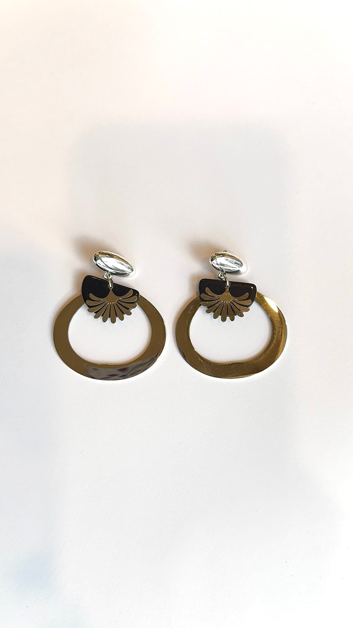 Boucles d'oreilles MAEVE noir