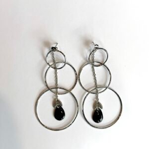 Boucles d'oreilles ROMY noir