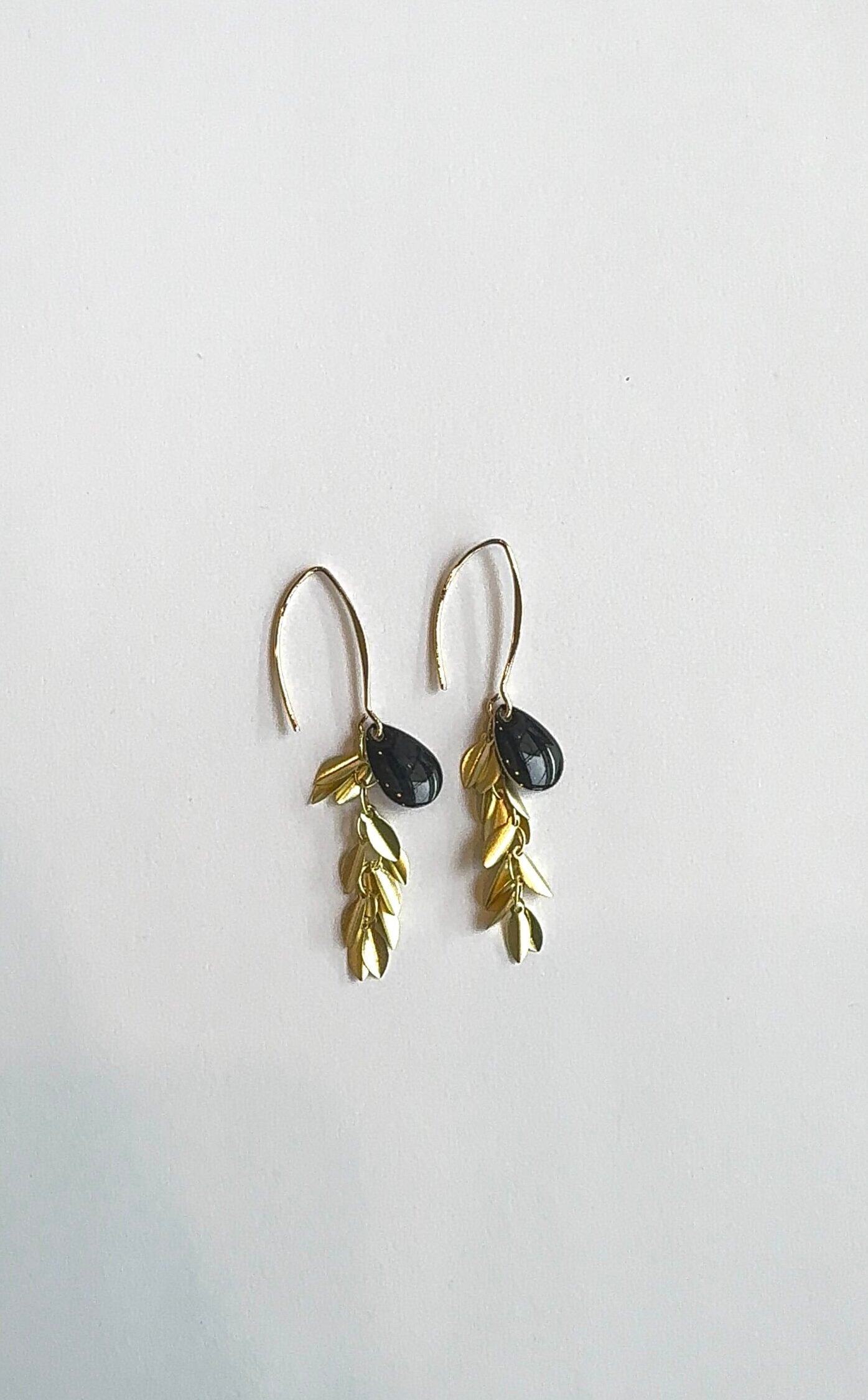 Boucles d'oreilles SOLANGE noir