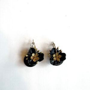 Boucles d'oreilles OPHELIE noir
