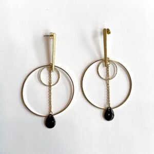 Boucles d'oreilles BERENICE noir