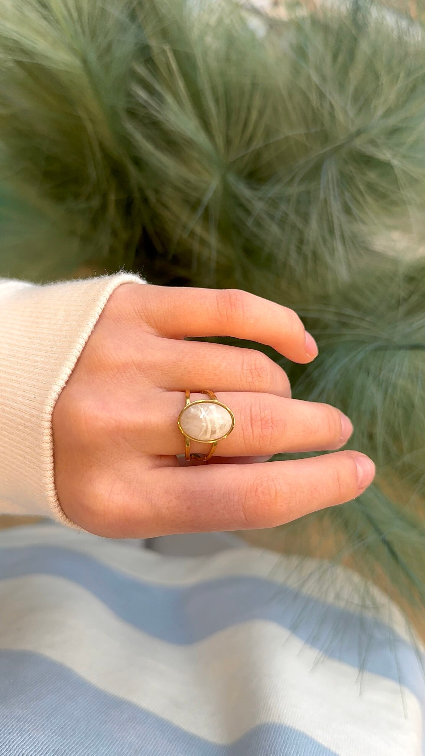 Bague BRUNA blanc – Image 2