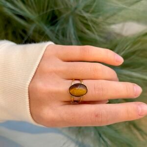 Bague BRUNA marron