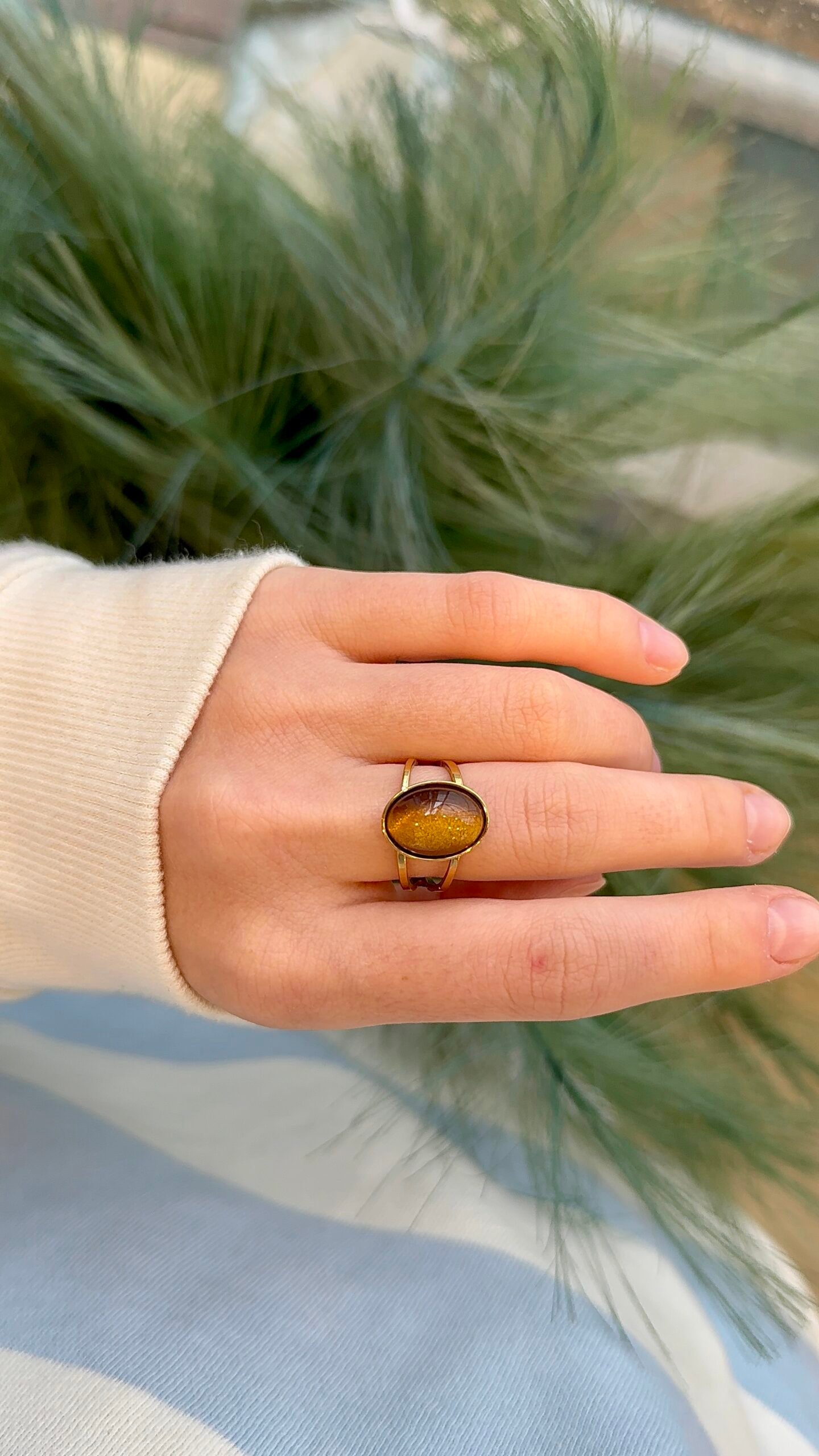Bague BRUNA marron